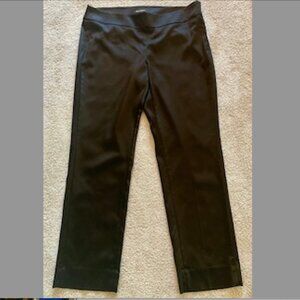 Black silky dressy women's slacks